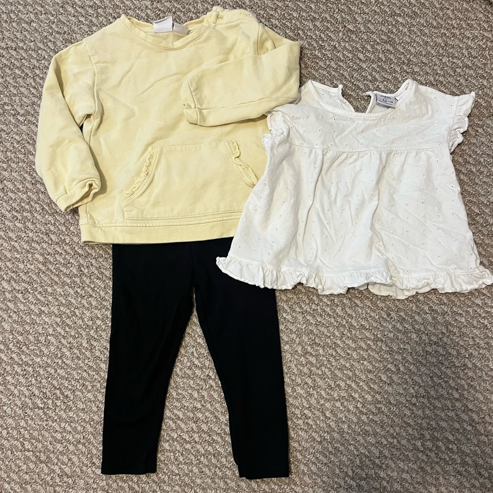 Zara toddler girl outfit